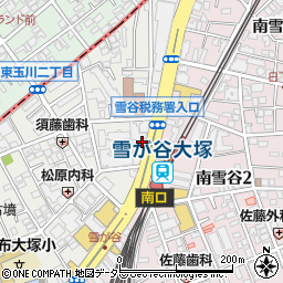 東京都大田区雪谷大塚町7-11周辺の地図
