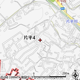 神奈川県川崎市麻生区片平4丁目9-17周辺の地図
