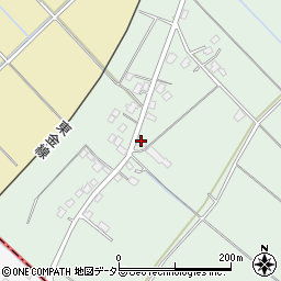 千葉県山武市島639周辺の地図