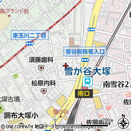 東京都大田区雪谷大塚町7-3周辺の地図