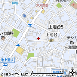 ユザラインサービス周辺の地図