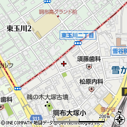 東京都大田区雪谷大塚町21周辺の地図