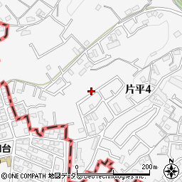 神奈川県川崎市麻生区片平4丁目20-17周辺の地図