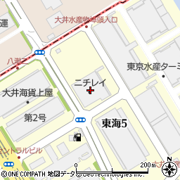 ニチレイ・ロジスティクス関東大井物流センター周辺の地図