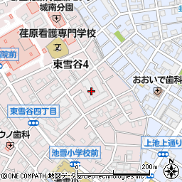 東京都大田区東雪谷4丁目15周辺の地図