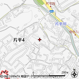 神奈川県川崎市麻生区片平4丁目9-12周辺の地図