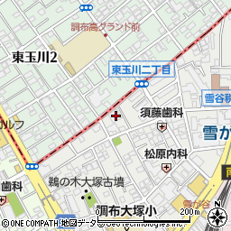 東京都大田区雪谷大塚町21-12周辺の地図