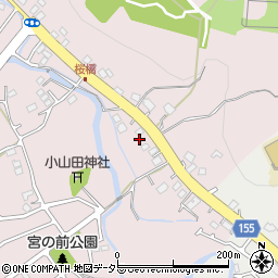 東京都町田市下小山田町84周辺の地図