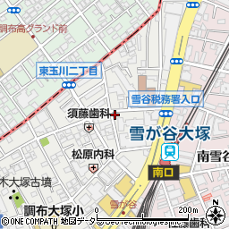 東京都大田区雪谷大塚町7-23周辺の地図