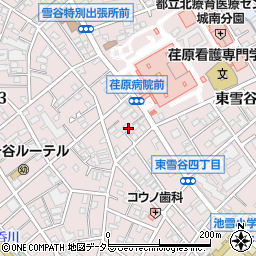 東京都大田区東雪谷5丁目1周辺の地図