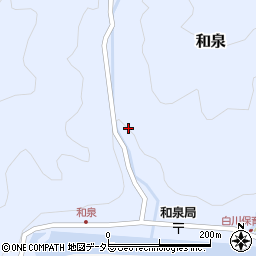 岐阜県加茂郡白川町和泉1265周辺の地図