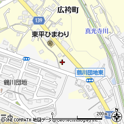 東京都町田市広袴町11周辺の地図