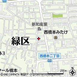 セブンイレブン相模原西橋本２丁目店周辺の地図