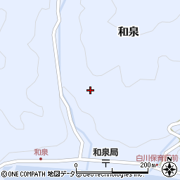 岐阜県加茂郡白川町和泉666-3周辺の地図