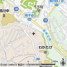 東京都町田市野津田町1341-2周辺の地図
