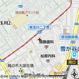 東京都大田区雪谷大塚町20-5周辺の地図