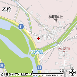 岐阜県美濃市乙狩958周辺の地図