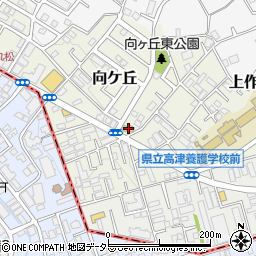 ファミリーマート川崎向ヶ丘店周辺の地図