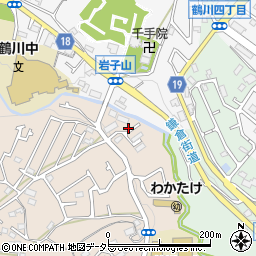 東京都町田市野津田町1341-1周辺の地図