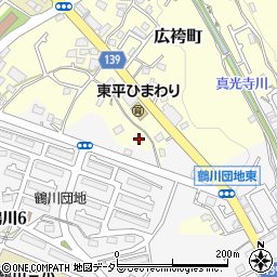 東京都町田市広袴町545周辺の地図