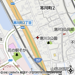 千葉県千葉市中央区寒川町3丁目32周辺の地図