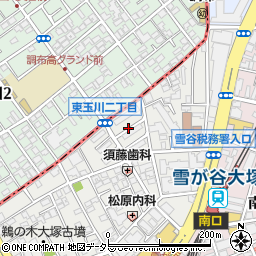 東京都大田区雪谷大塚町5周辺の地図
