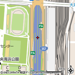 大井ＰＡ周辺の地図