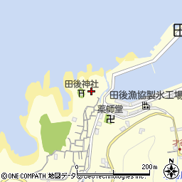 鳥取県岩美郡岩美町田後508周辺の地図