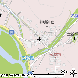 岐阜県美濃市乙狩951周辺の地図