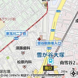 東京都大田区雪谷大塚町4周辺の地図