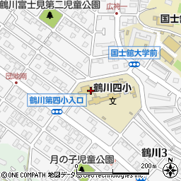 町田市立鶴川第四小学校周辺の地図