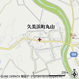 京都府京丹後市久美浜町丸山312周辺の地図