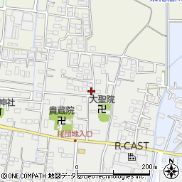 山梨県中央市東花輪1980-1周辺の地図