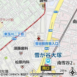 東京国税局雪谷税務署周辺の地図