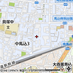 東京地下鉄アパート周辺の地図
