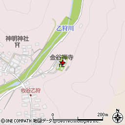金谷寺周辺の地図