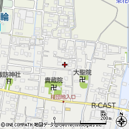 山梨県中央市東花輪1980-4周辺の地図