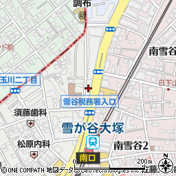東京都大田区雪谷大塚町1-13周辺の地図