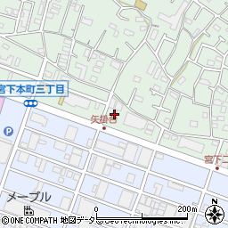 神奈川県相模原市中央区宮下本町3丁目1-12周辺の地図