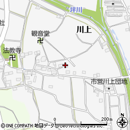 山梨県南アルプス市川上537周辺の地図