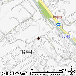 神奈川県川崎市麻生区片平4丁目周辺の地図