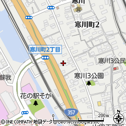 千葉県千葉市中央区寒川町3丁目16周辺の地図