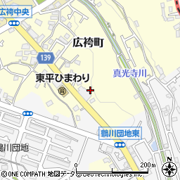 東京都町田市広袴町521-1周辺の地図