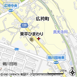 東京都町田市広袴町521-2周辺の地図