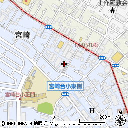 神奈川県川崎市宮前区宮崎647周辺の地図