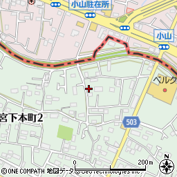 グリーンパレス田野倉周辺の地図