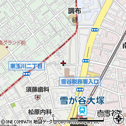 東京都大田区雪谷大塚町3-1周辺の地図