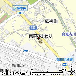 東京都町田市広袴町542周辺の地図