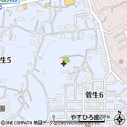 菅生みどり公園周辺の地図
