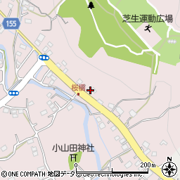 東京都町田市下小山田町156周辺の地図